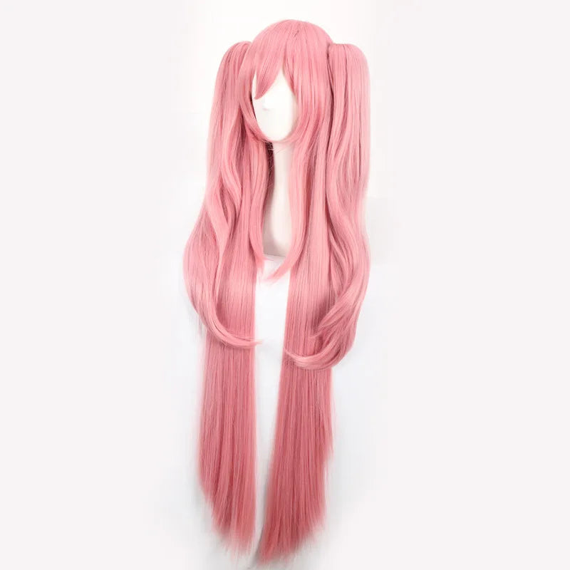 Light Pink Gradient Pink Lolita Wig Fairy Long Curly Pigtails Sweet Korean Japanese Girls Cosplay