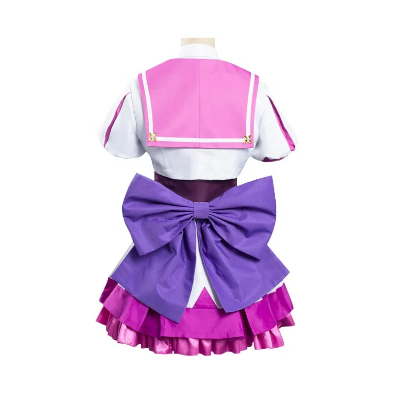 Wholesale Pretty Derby Costume High School Uniform Outfit Purple Sailor Lolita Dress Special Week Anime Cosplay Costumes