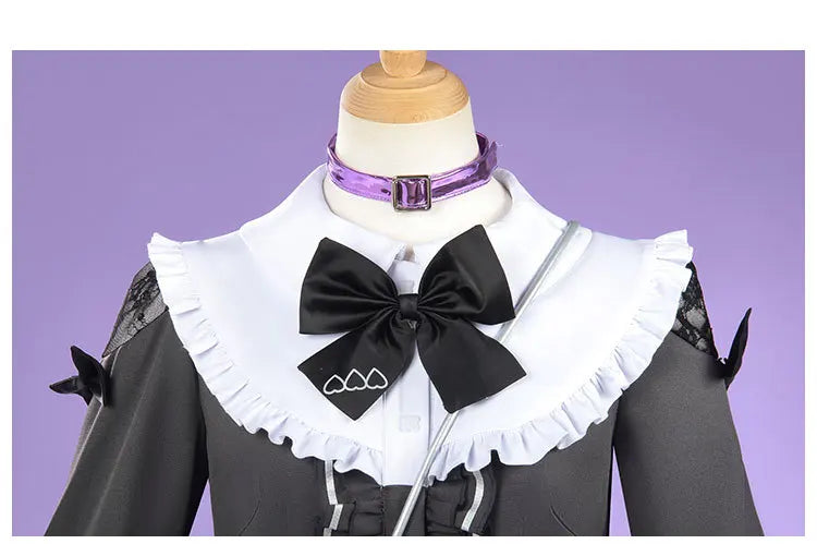 Game PJSK 25 Shinonome Ena Cosplay  Gray Lolita Dress Costume or Wig GAHC-015