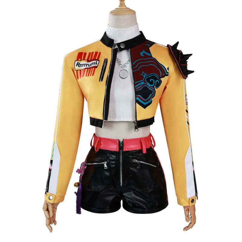 High Quality New Movie KPOP  Anime Costume  High School Uniform Clothes Halloween Party Rumi Mira Zoey Cosplay Costume