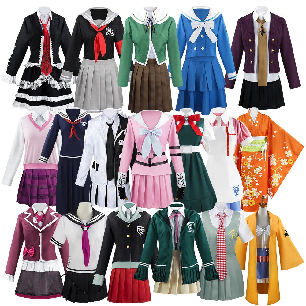 Game Danganronpa Cosplay Junko Enoshima Cosplay Costume GAHC-011