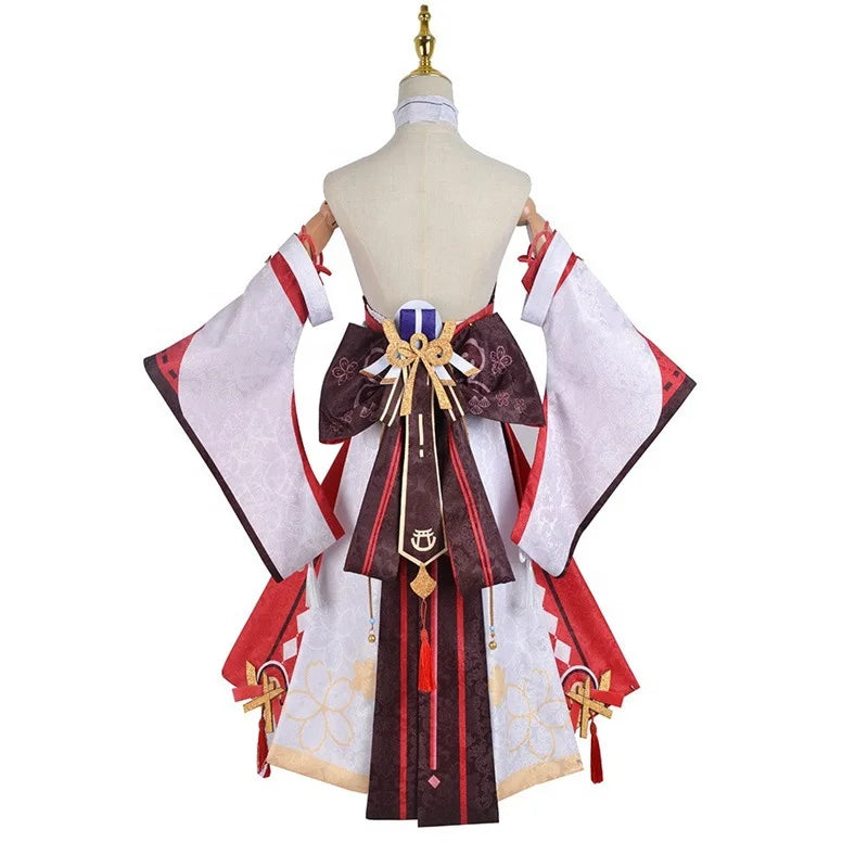 Wholesale High Quality Yaemiko Cosplay Costume Lolita Dress Halloween Party Genshin Impact Anime Cosplay Costume