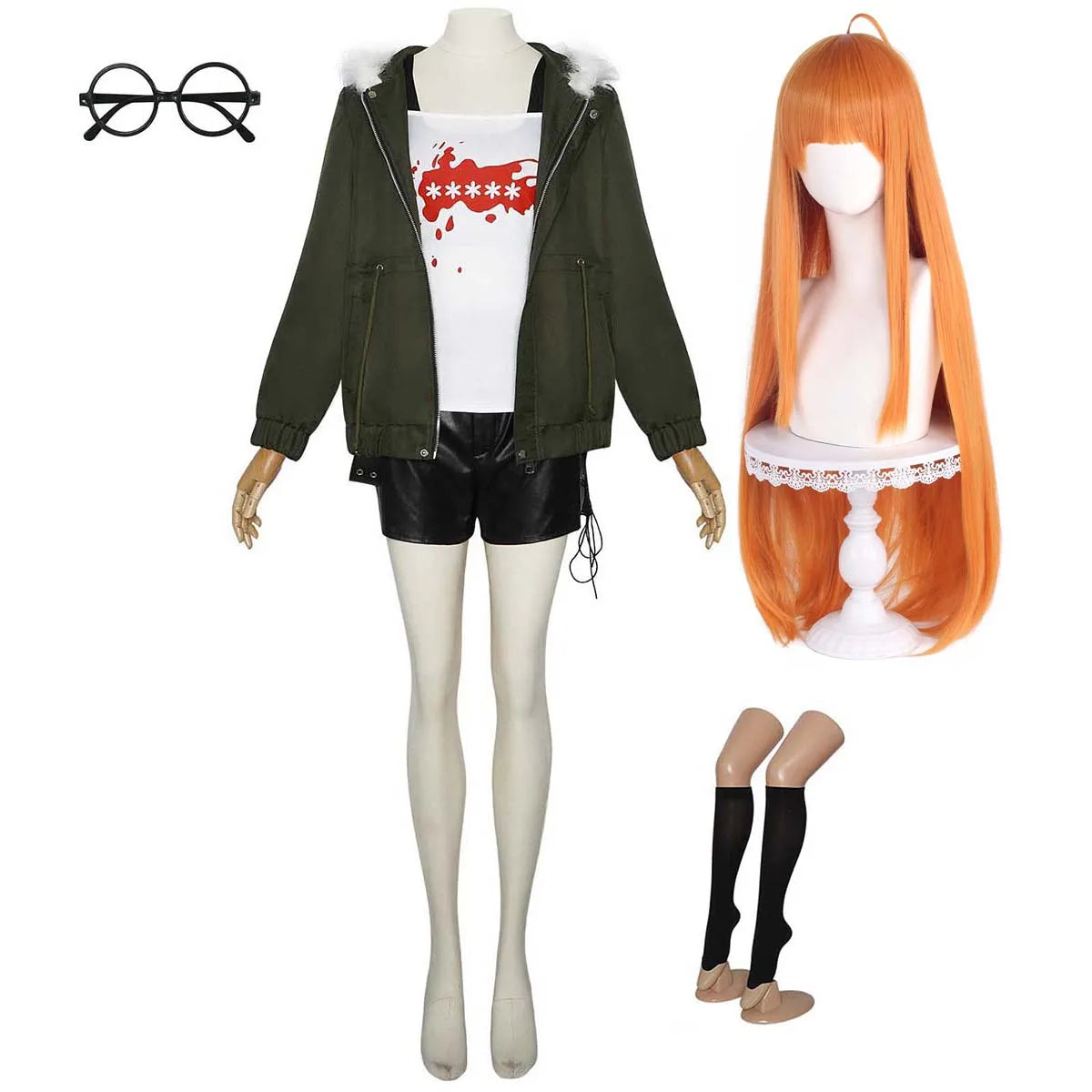 Woman Halloween Suit Anime Game Halloween 5 Futaba Sakura Cosplay Costume GAHC-027
