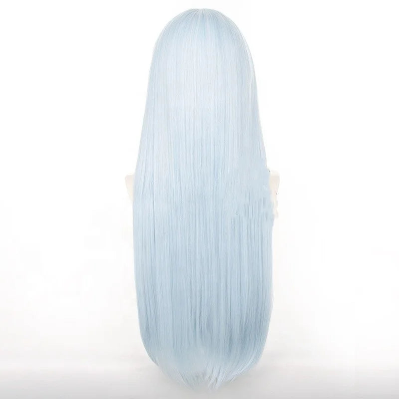 Wholesale Yoisaki Kanade Wig 80cm Long Straight Light Blue Project Sekai Game Anime Synthetic Halloween Party Cosplay Wig