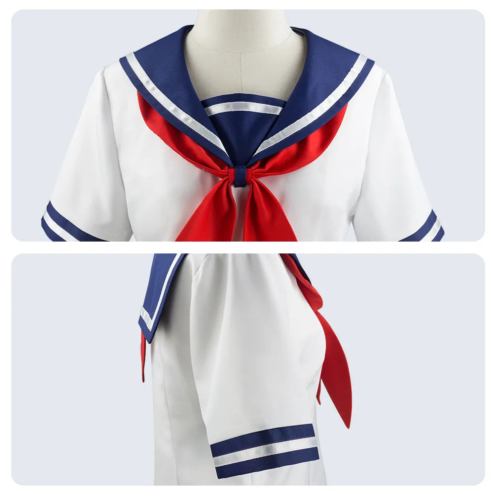 Women Anime Yandere Simulator Ayano Aishi Yandere Chan Cosplay Costume School Uniform GAHC-009
