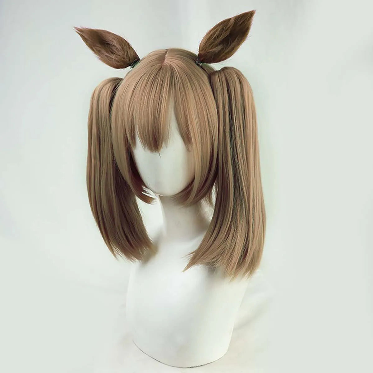 Halloween Party Prop Pretty Derby Smart Falcon Cosplay Wig With Ears GAHC-017