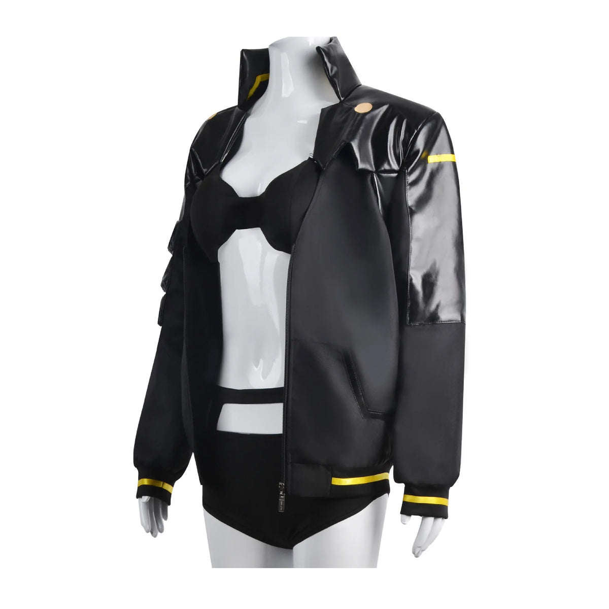 Anime Cyberpunk: Edgerunners - David / Lucy Cosplay Costume Jumpsuit Jacket With Wig Halloween Costume for Women Men