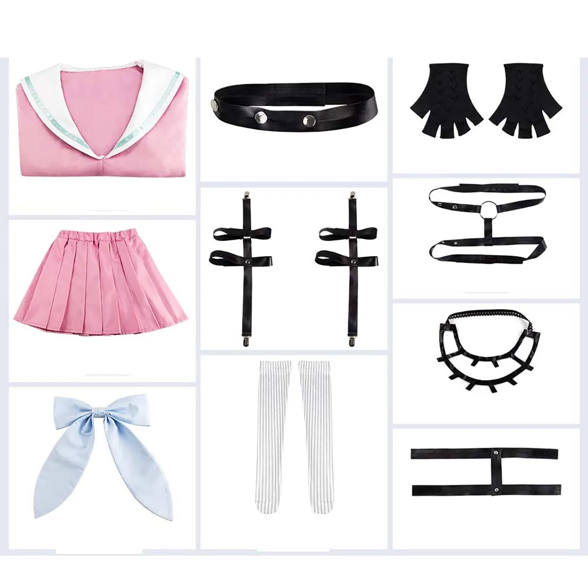 Women Girls Halloween Slanganronpa V3 Miu Iruma Anime Cosplay Costume GAHC-011