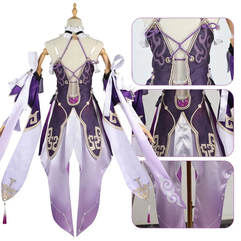 High Quality Wholesale Fuxuan Costume Uniform Cloth Anime Halloween Party Honkai Star Rail Game Cosplay Costume