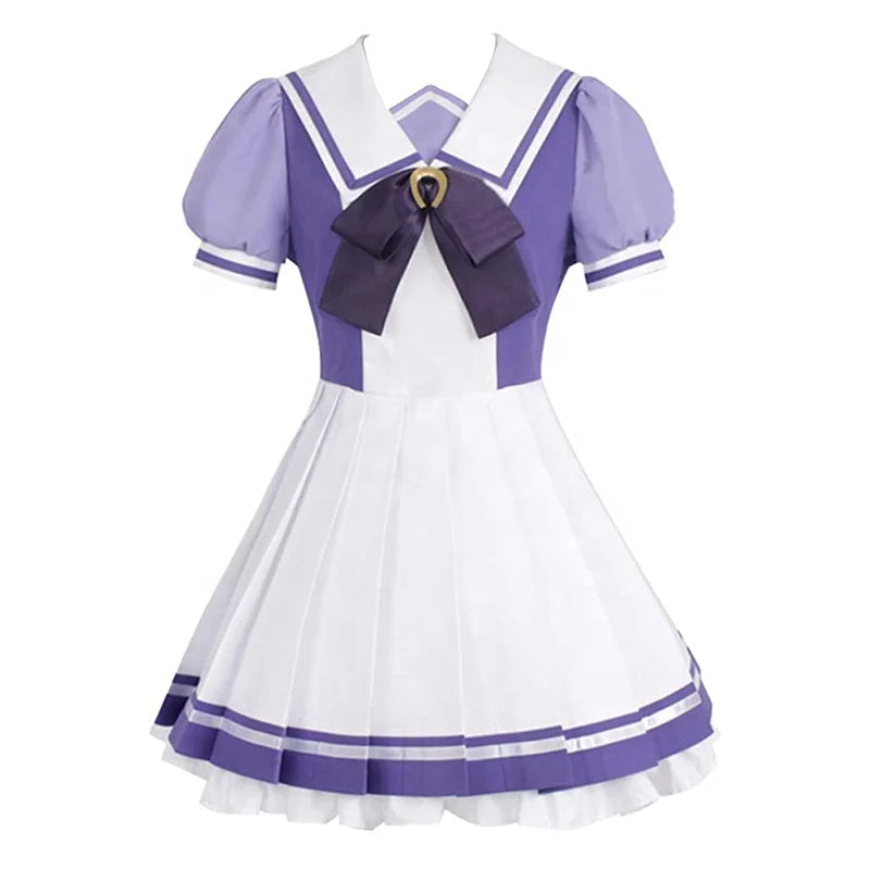 Wholesale Pretty Derby Costume High School Uniform Outfit Lolita Sailor Dress Special Week Anime Cosplay Costumes