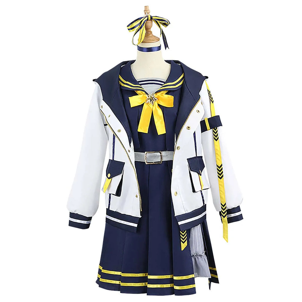 Vtuber Hoshimati Suisei Cosplay Costume for Halloween Christmas Carnival New Year Party IDOL-003