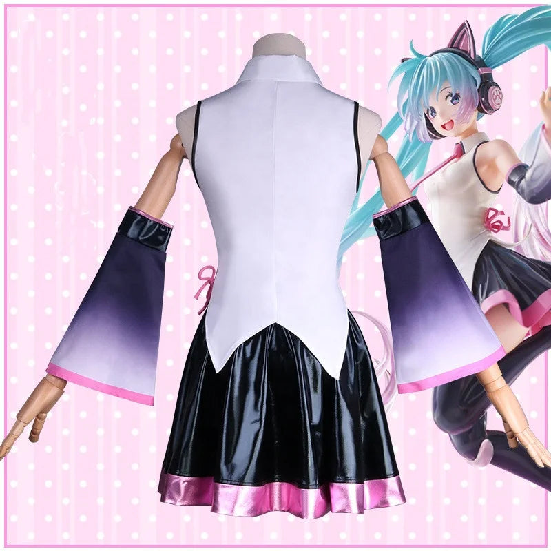 Wholesale Vocaloid Taito Anime Costume High School Uniform Outfit Lolita Dress Halloween Party Miku Cosplay Costume Women Sets