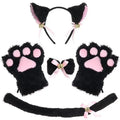 Kids Adult Halloween Cosplay Cute Cat Role Play Costume Kitten Tail Ear Collar Claw Glove Anime Gothic Suit
