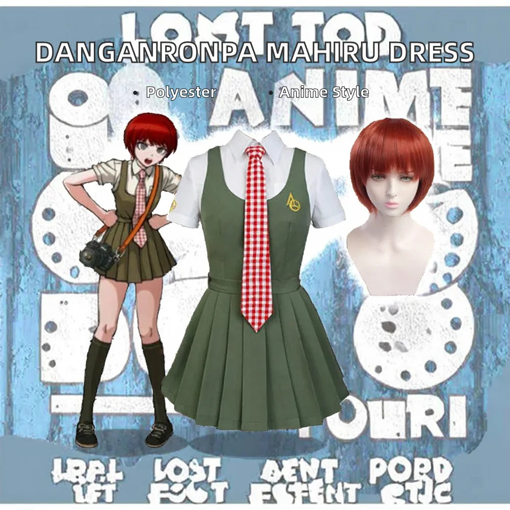 Anime Danganronpa Koizumi Mahiru Cosplay Costume Sets Japanese Uniform Skirts Sailorsuit Women Girls Clothing