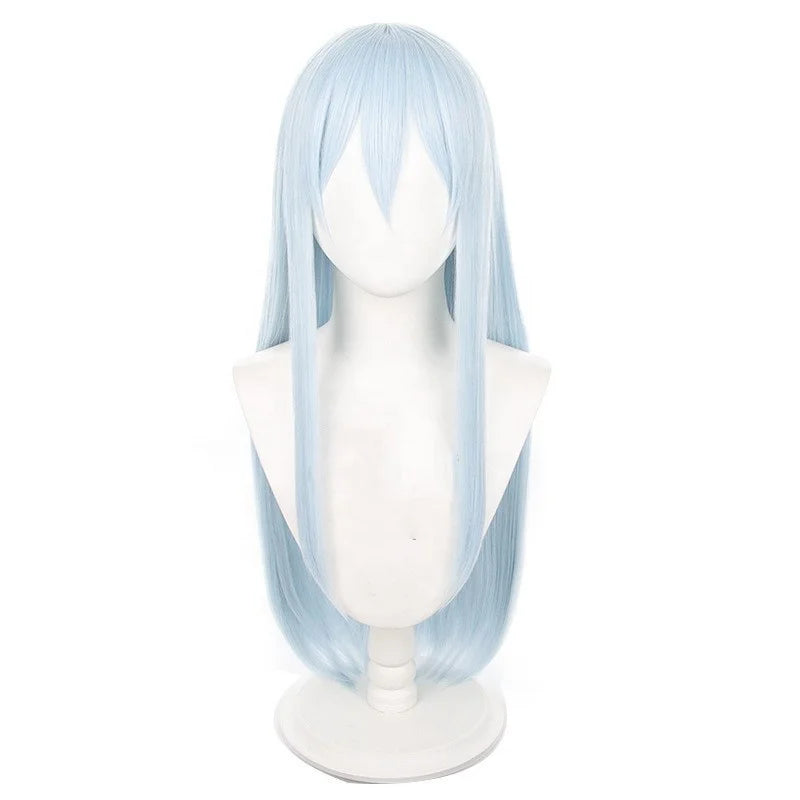 Wholesale Yoisaki Kanade Wig 80cm Long Straight Light Blue Project Sekai Game Anime Synthetic Halloween Party Cosplay Wig