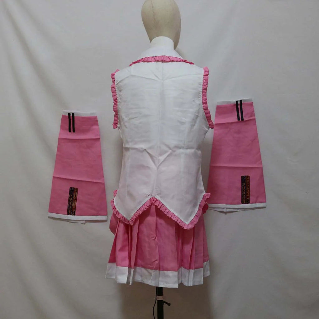 Halloween Full Set Anime Sakura Cherry Pink Miku Cosplay Costume for Women Girls IDOL-001