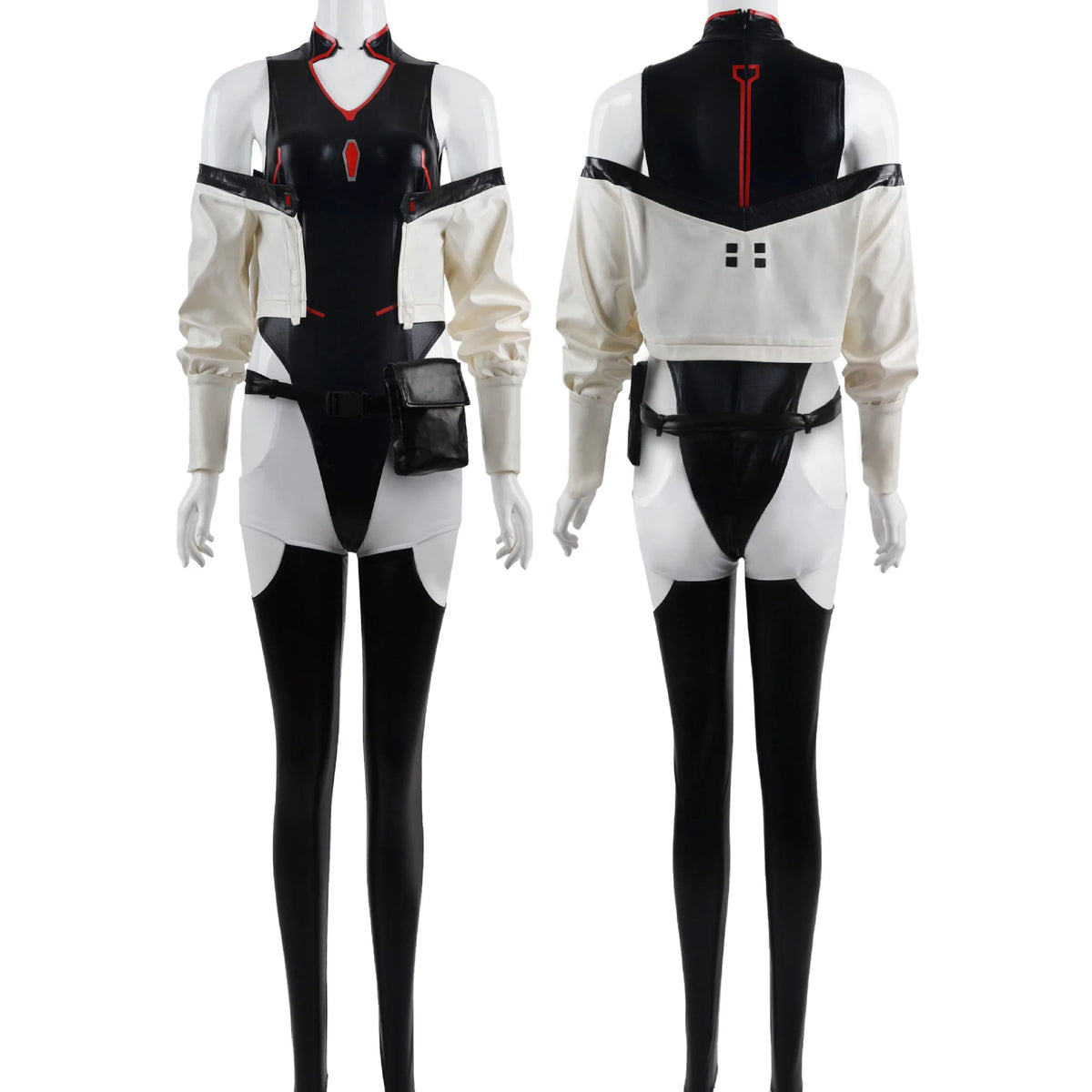 Anime Cyberpunk: Edgerunners - David / Lucy Cosplay Costume Jumpsuit Jacket With Wig Halloween Costume for Women Men