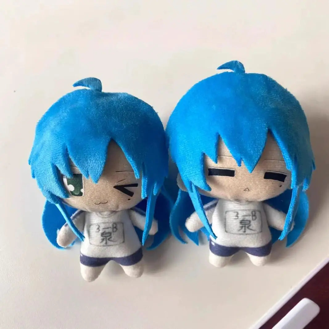 Wholesale Custom 10cm Nunu Plush Doll, Cute Blue Hair Anime Cotton Doll Keychain Backpack Pendant Gift for Fans