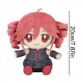 Cross-border Explosions Wholesale 20cm Polyester Kasane Teto Anime Accented ACG Plush Fun Accompanying Emotional Doll Kids