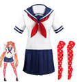 Women Game Yandere Simulator Ayano Aishi Yandere Chan Cosplay Costume Or Wig GAHC-013
