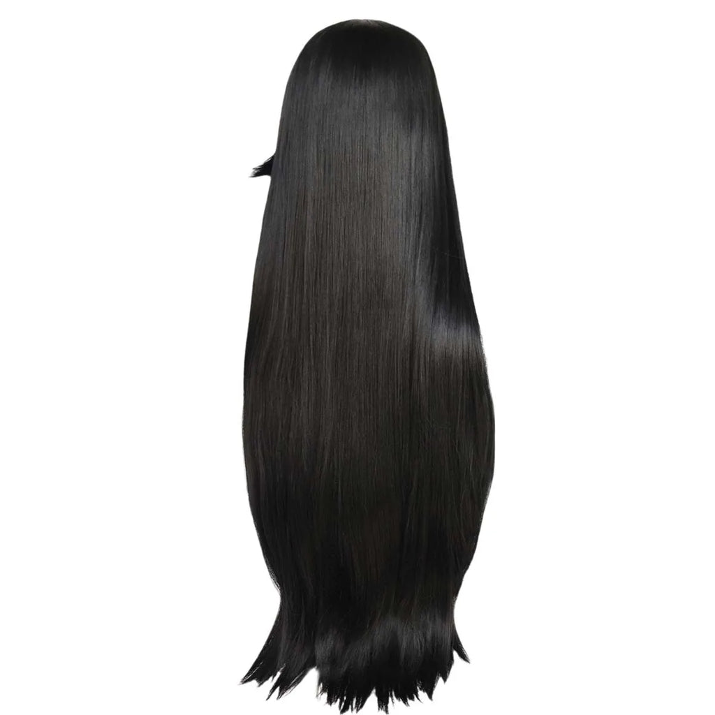 Halloween Party Game Yandere Simulator Cosplay Ayano Aishi Black Straight Long Ponytail Wig for Women GAHC-013