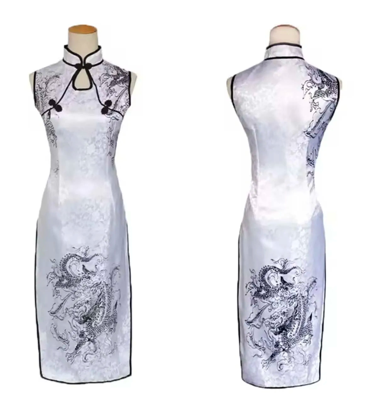 Women's Anime Sora Kasugano Cosplay Vintage Cheongsam Dress Costume Outfit or Wig GAHC-088