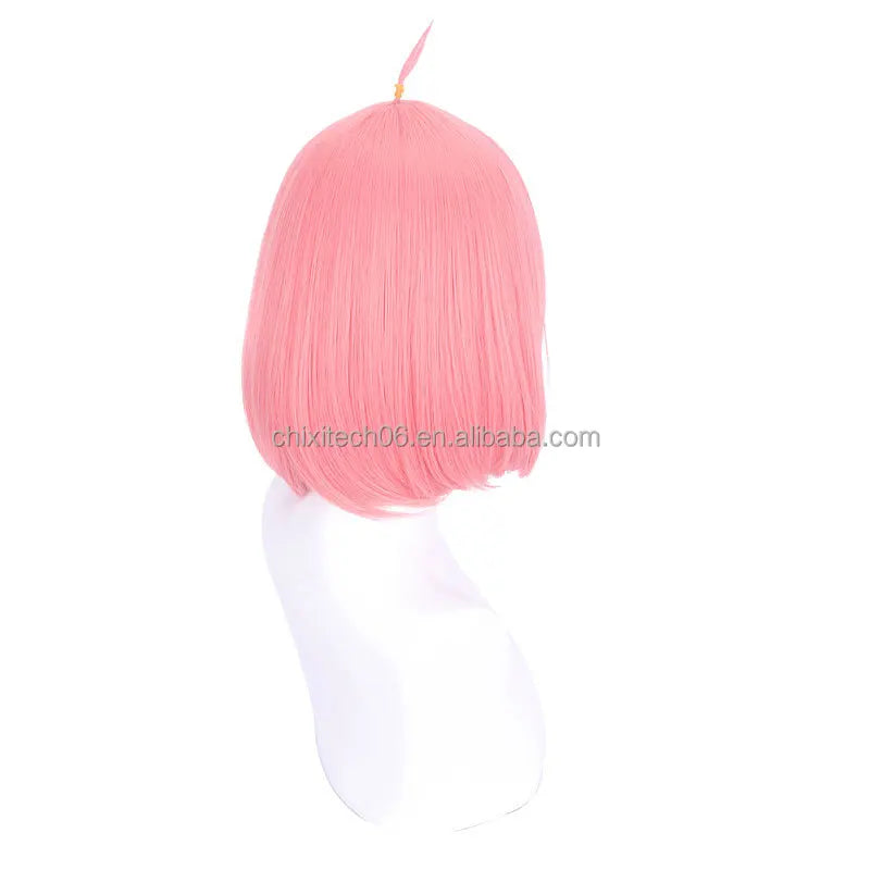 Anya Forger's pink Bob Cosplay Wig