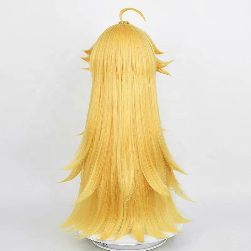 Wholesale Stocking Anime Wig Cosplay 75cm Long Straight Blonde Panty Hair Peluca Synthetic Cosplay Costume Wig for Party
