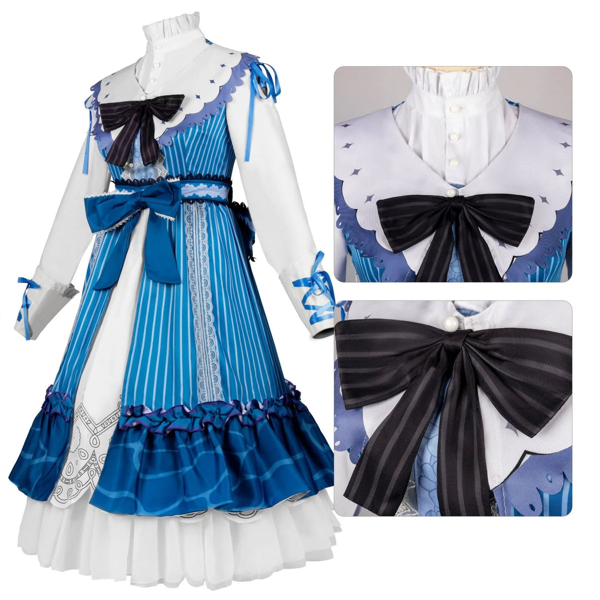 World Project Cosplay Costume Xiaoshan Ruixi Lolita 2D Anime Character Dress Polyester