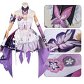 2025 Hot Sell Honkai Star Rail Castorice Cosplay Costume Servant Death Purple Women Dress Halloween Carnival Party Cloak