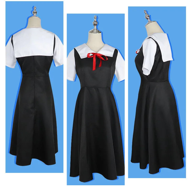 Anime Kaguya-Sama: Love Is War Shinomiya Kaguya Cosplay Costumes Fujiwara Chika Adult Anime Clothing Woman Dresses Headdress