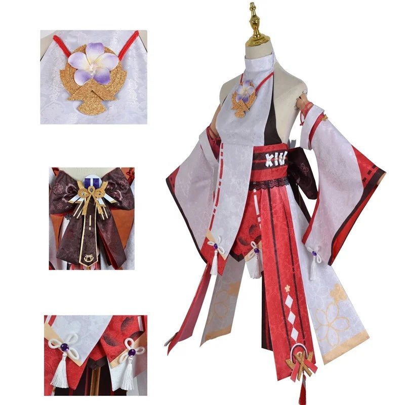 Wholesale High Quality Yaemiko Cosplay Costume Lolita Dress Halloween Party Genshin Impact Anime Cosplay Costume