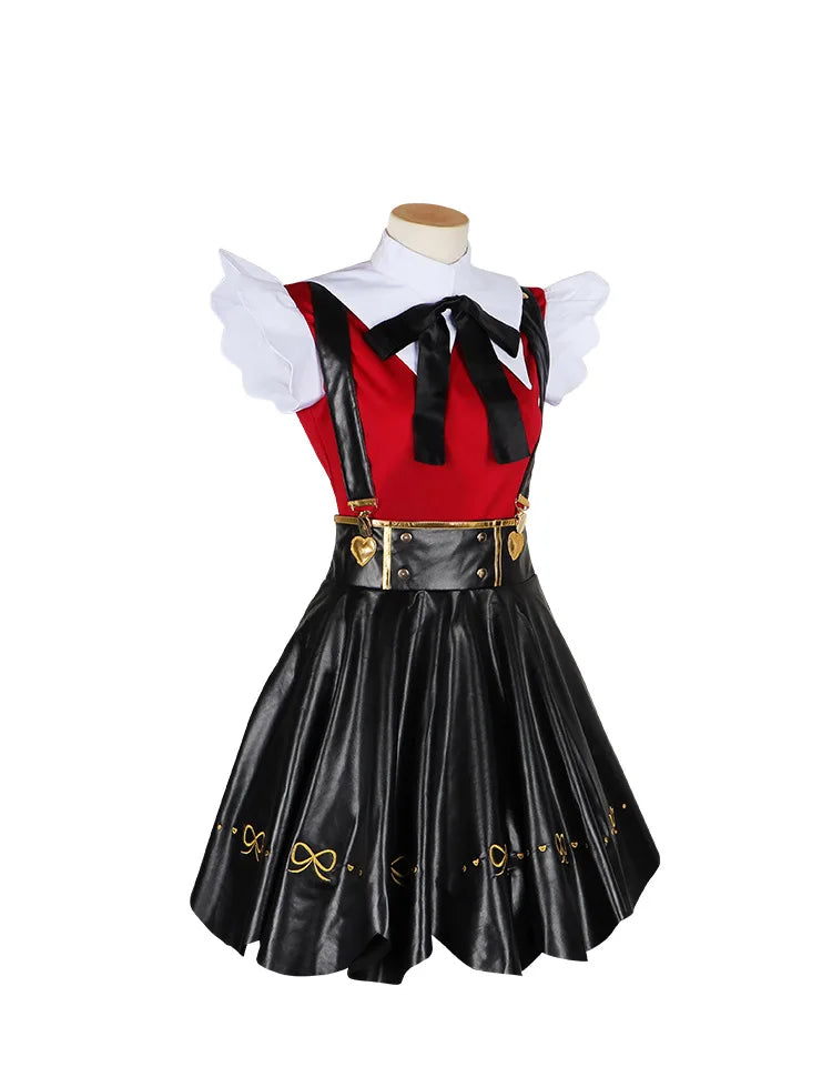 Game NEEDY GIRL OVERDOSE KAngel Cosplay Costume Lolita Girls Laser JK Sailor Suit School Uniform Long Sleeve