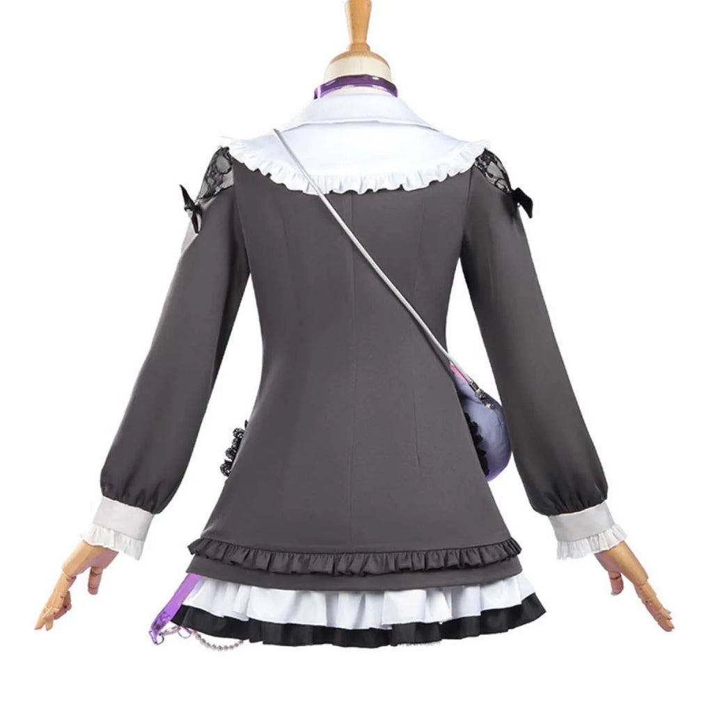 Game PJSK 25 Shinonome Ena Cosplay  Gray Lolita Dress Costume or Wig GAHC-015