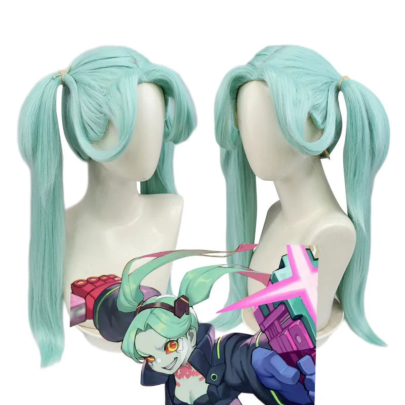 Anime Cyberpunk: Edgerunners - David / Lucy Cosplay Costume Jumpsuit Jacket With Wig Halloween Costume for Women Men