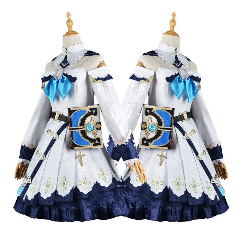 Wholesale High Quality Barbara Anime Costume One-piece Lolita Dress Halloween Party Genshin Impact Cosplay Costume