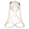 The Main Saint Da Sosplay Wig Kuroharu Hino Qiongqiongmei in a Milk Gray and Gold Split