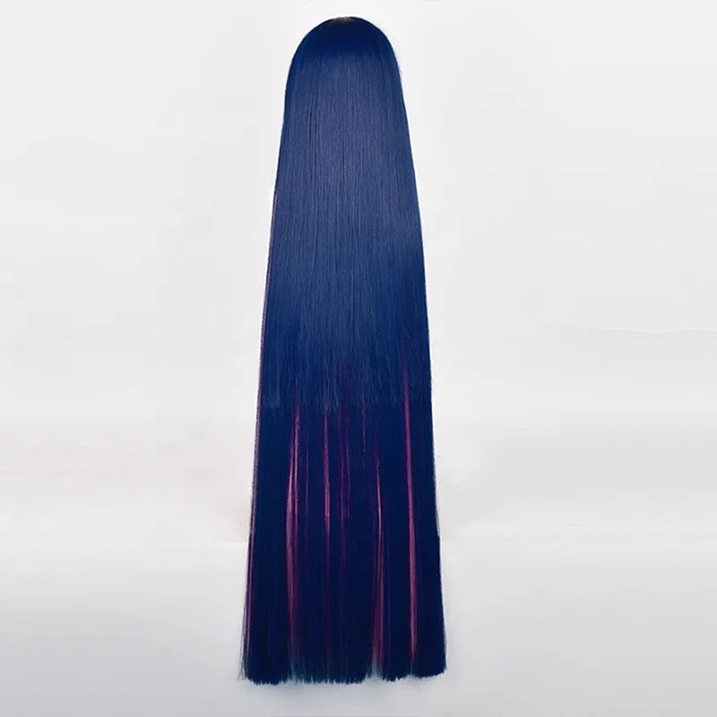 Wholesale Stocking Anime Wig Cosplay 120cm Long Straight Blue Pink Mixed Synthetic Stocking Anarchy Cosplay Wig for Party