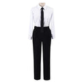 Anime Chainsaw Man Makima Cosplay Costume Wig Trench Shirt Tie Pants Makima Cosplay Suits Halloween Costumes for Women Men Adult