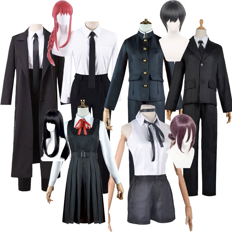 Chainsaw Man Part 2 Asa Mitaka Hirofumi Yoshida Anime Cosplay Costume Power Makima Kobeni Higashiyama Reze Uniform Denji Suit