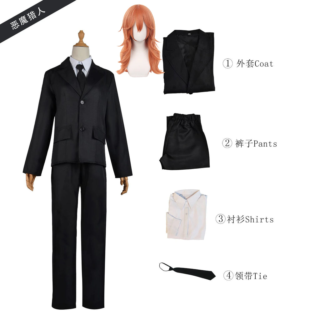 Chainsaw Man Part 2 Asa Mitaka Hirofumi Yoshida Anime Cosplay Costume Power Makima Kobeni Higashiyama Reze Uniform Denji Suit