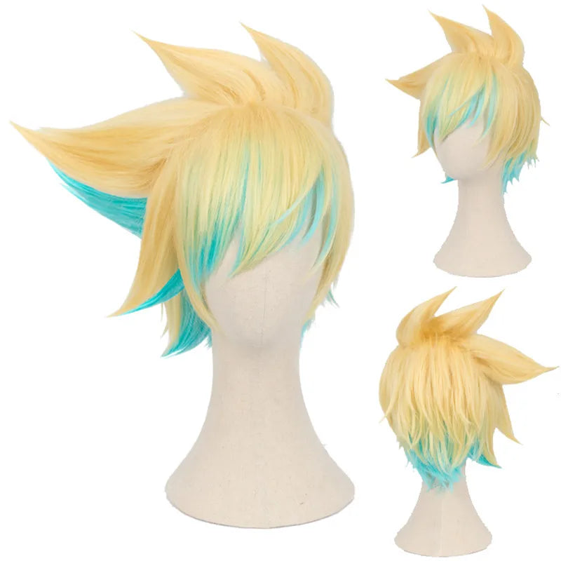 Wholesale LOL Star Guardian Wig Cosplay League of Leagends Anime Miss Fortune Soraka Syndra Synthetic Heat Resistant Hair Wig