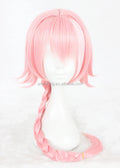Wholesale Long Pink Wig Cosplay 80cm Fate/Apocrypha Astolfo Wig Synthetic Heat Resistant Anime Cosplay Hair Wigs